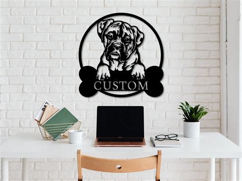 homegoods metal boxer welcome sign|Custom Boxer Welcome Sign .